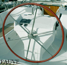 Diametre 1551-1750cm gainage de barre cuir / wheel cover